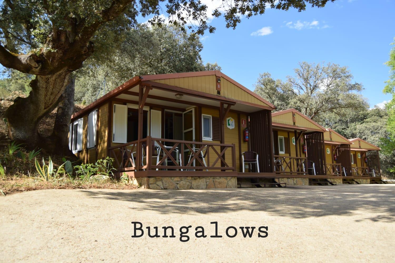 Bungalows, Camping Vega De Francia Sotoserrano Eksteriør billede