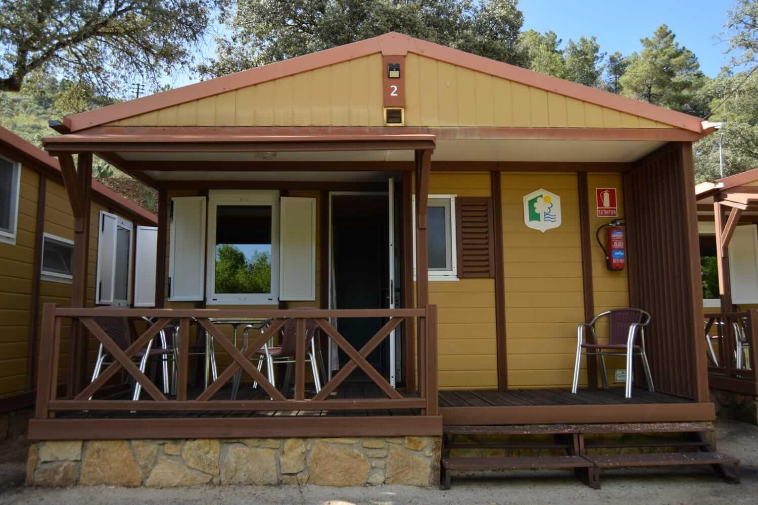 Bungalows, Camping Vega De Francia Sotoserrano Eksteriør billede