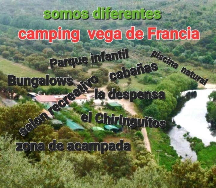 Bungalows, Camping Vega De Francia Sotoserrano Eksteriør billede